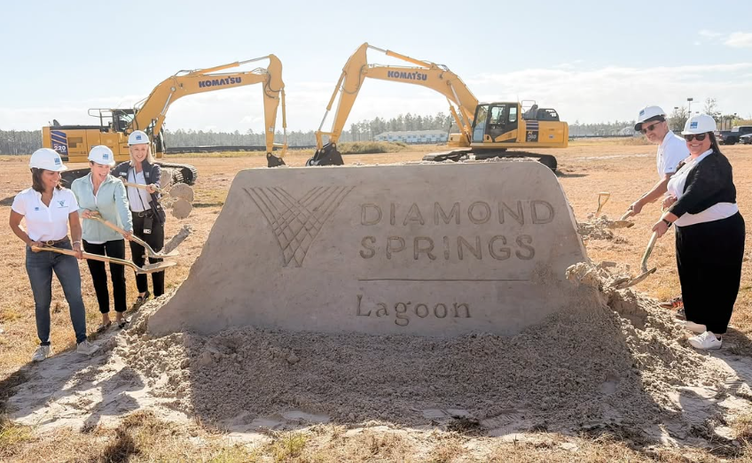 The Diamond Springs Lagoon Is Officially Underway